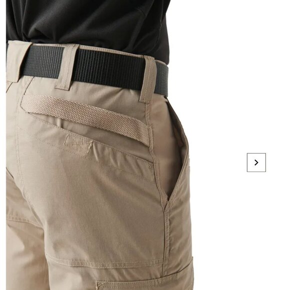 Men's 5.11 Tactical Tan Khaki Pants Rip Stop Straight Fit 36x32 - Picture 13 of 13